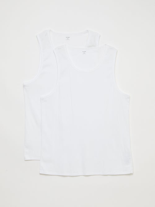 Pack de camisetas de tirantes de punto jersey - Kiabi