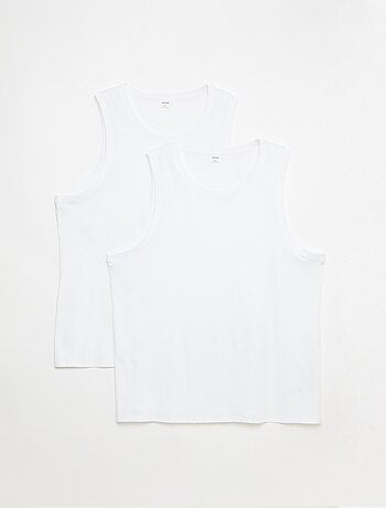 Pack de camisetas de tirantes de punto jersey