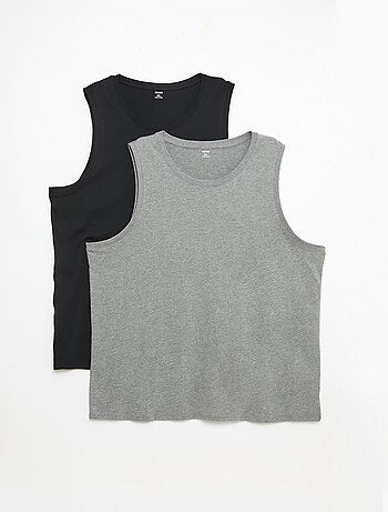 Pack de camisetas de tirantes de punto jersey