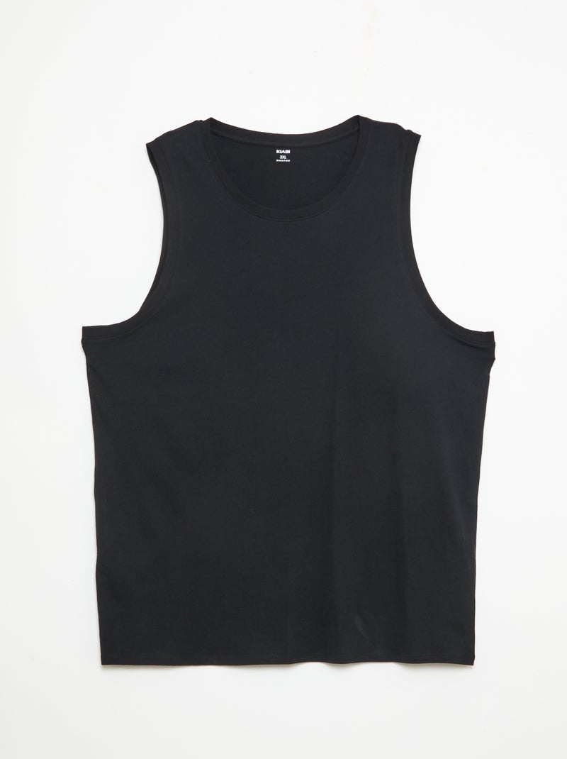 Pack de camisetas de tirantes de punto jersey Gris - Kiabi