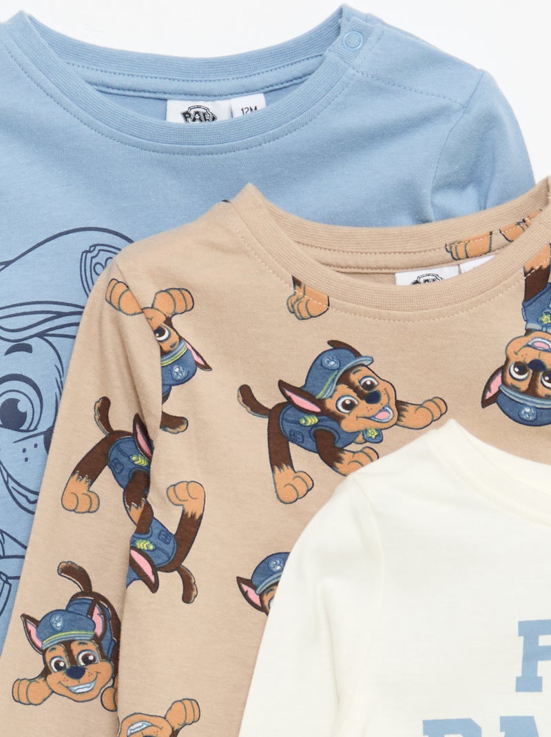 Pack de camisetas 'Patrulla Canina' - 3 piezas Blanco - Kiabi