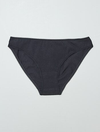 Pack de de 3 braguitas de algodón