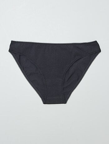 Pack de de 3 braguitas de algodón
