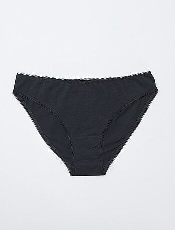 Pack de 3 braguitas de algodón