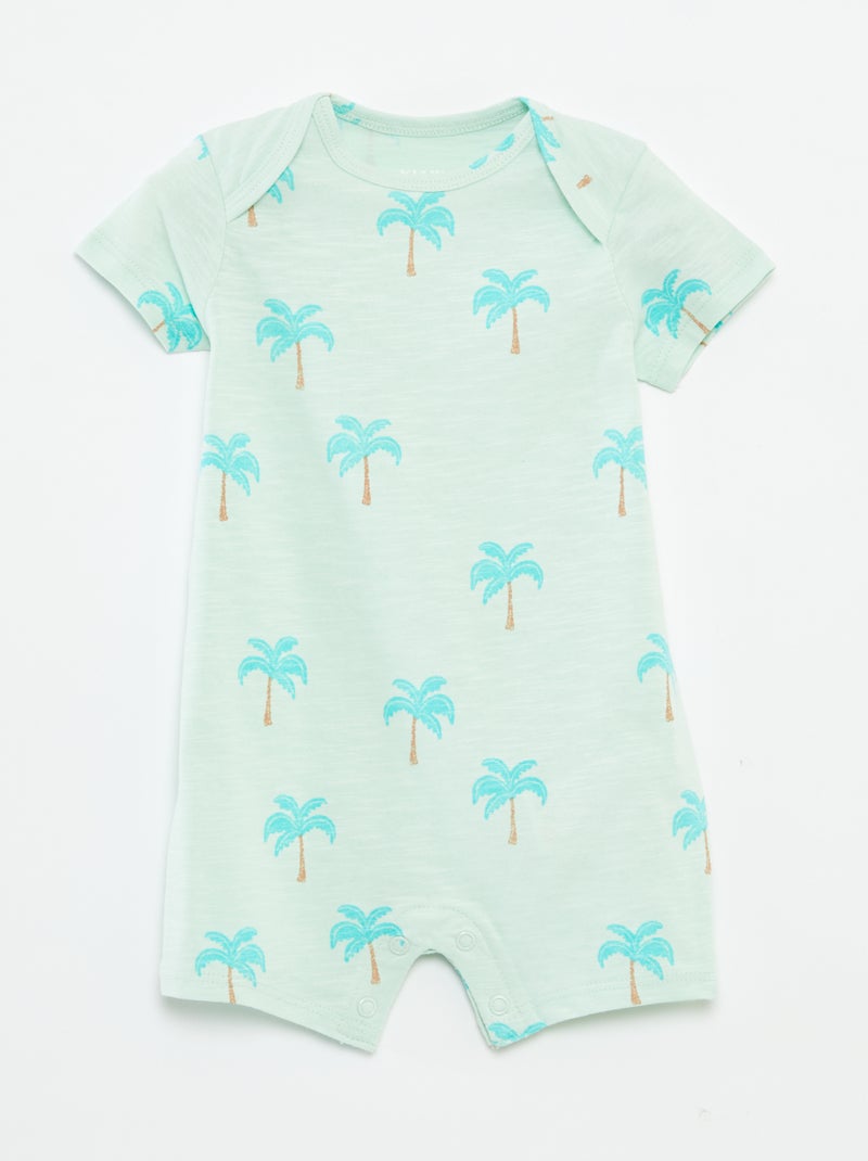 Pack de dos peleles de manga corta AZUL - Kiabi