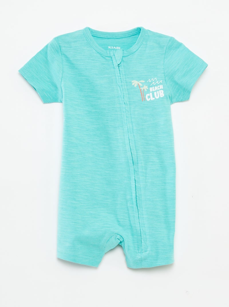Pack de dos peleles de manga corta AZUL - Kiabi