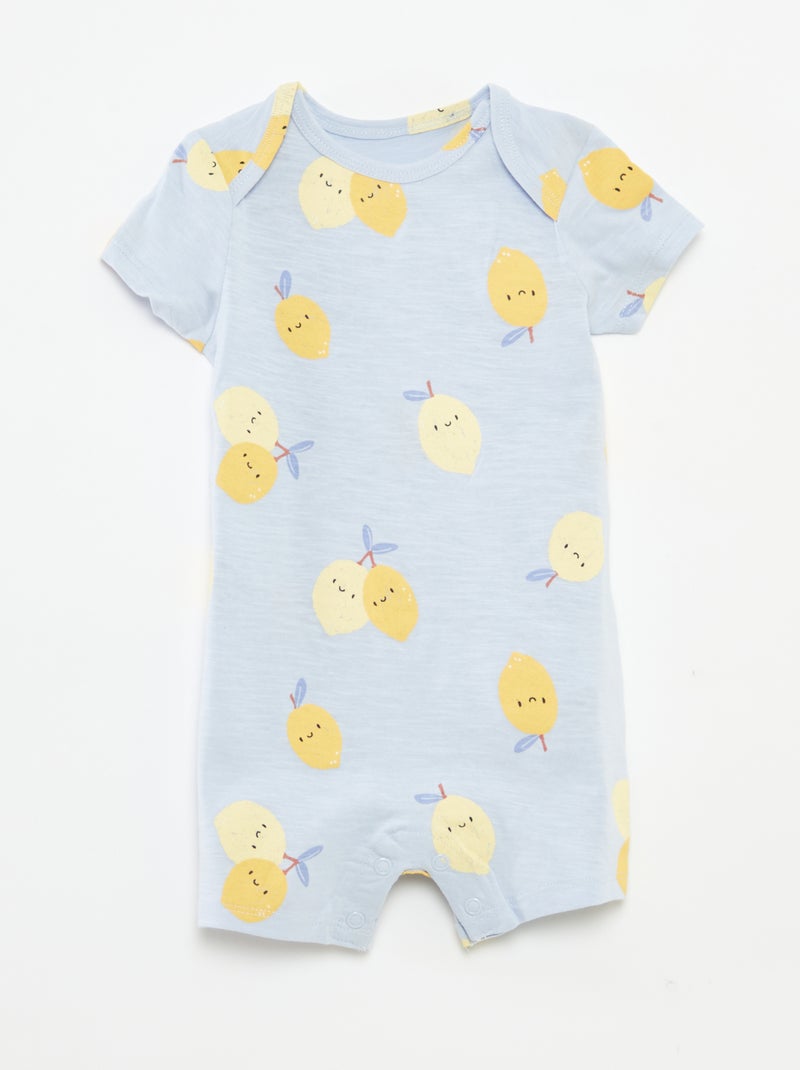 Pack de dos peleles de manga corta AZUL - Kiabi