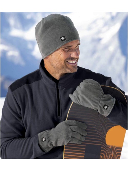 Pack de gorro y guantes de tejido polar - Kiabi Pack de gorro y guantes de tejido polar - Kiabi