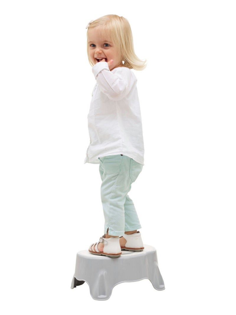 Pack de higiene Thermobaby: orinal tipo pato, reductor de WC, banqueta antideslizante Gris - Kiabi