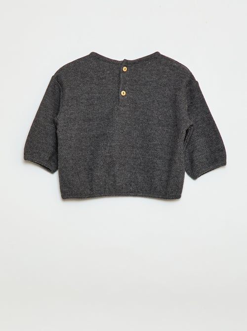 Pack de jerséis de punto suave con cuello abotonado - Kiabi