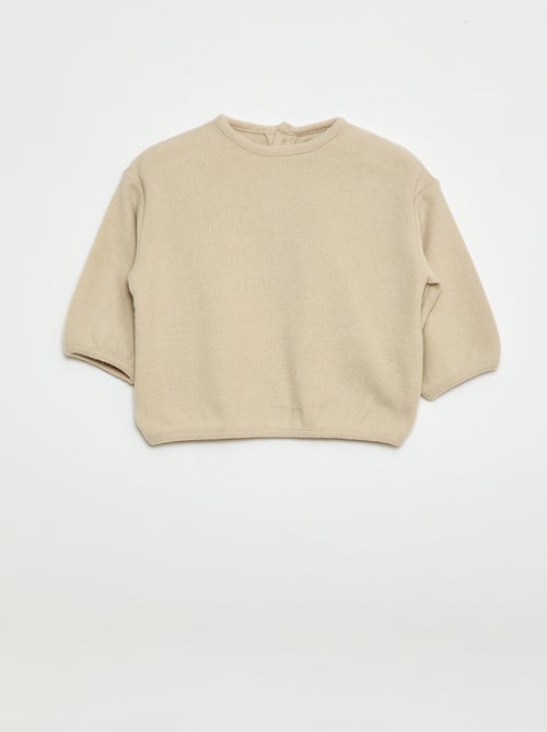 Pack de jerséis de punto suave con cuello abotonado - Kiabi