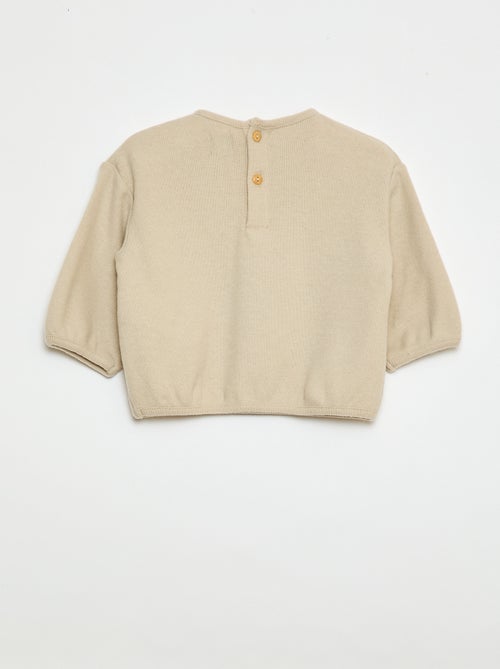 Pack de jerséis de punto suave con cuello abotonado - Kiabi