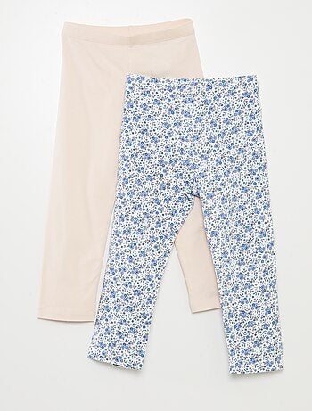 Pack de leggings cortos con motivo - 2 piezas