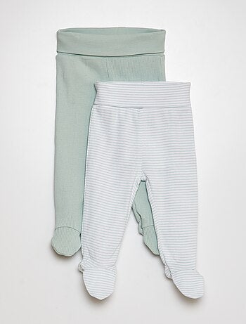 Pack de leggings de algodón  - 2 piezas - Kiabi