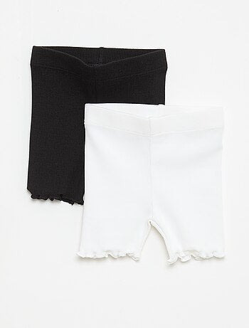 Pack de leggings de canalé - 2 unidades