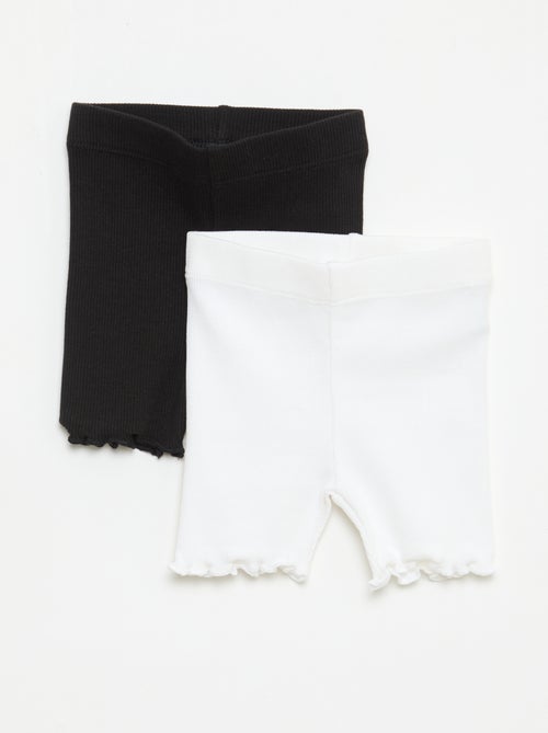 Pack de leggings de canalé - 2 unidades - Kiabi