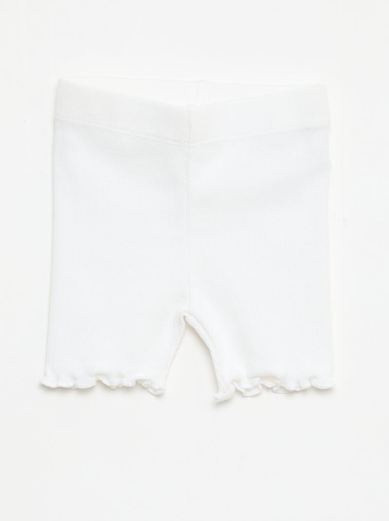 Pack de leggings de canalé - 2 unidades Negro - Kiabi