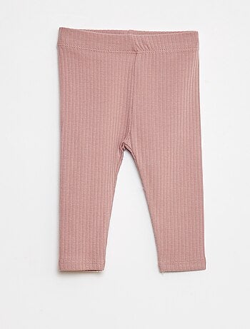 Pack de leggings de canalé largos - 2 piezas