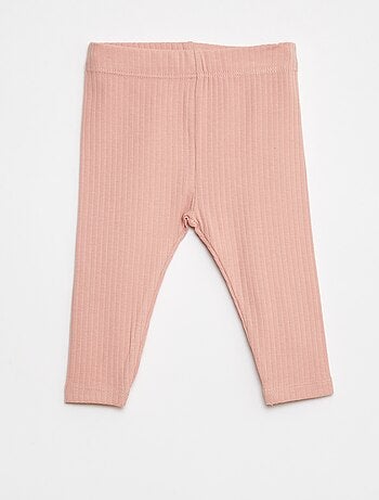 Pack de leggings de canalé largos - 2 piezas
