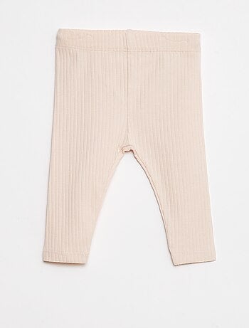 Pack de leggings de canalé largos - 2 piezas