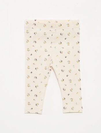 Pack de leggings largo 1 estampado all over / 1 color liso