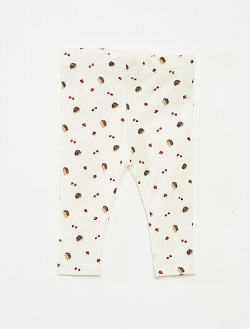 Pack de leggings largo 1 estampado all over / 1 color liso