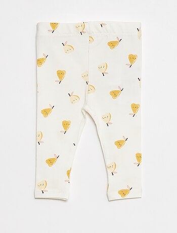 Pack de leggings largo 1 estampado all over / 1 color liso