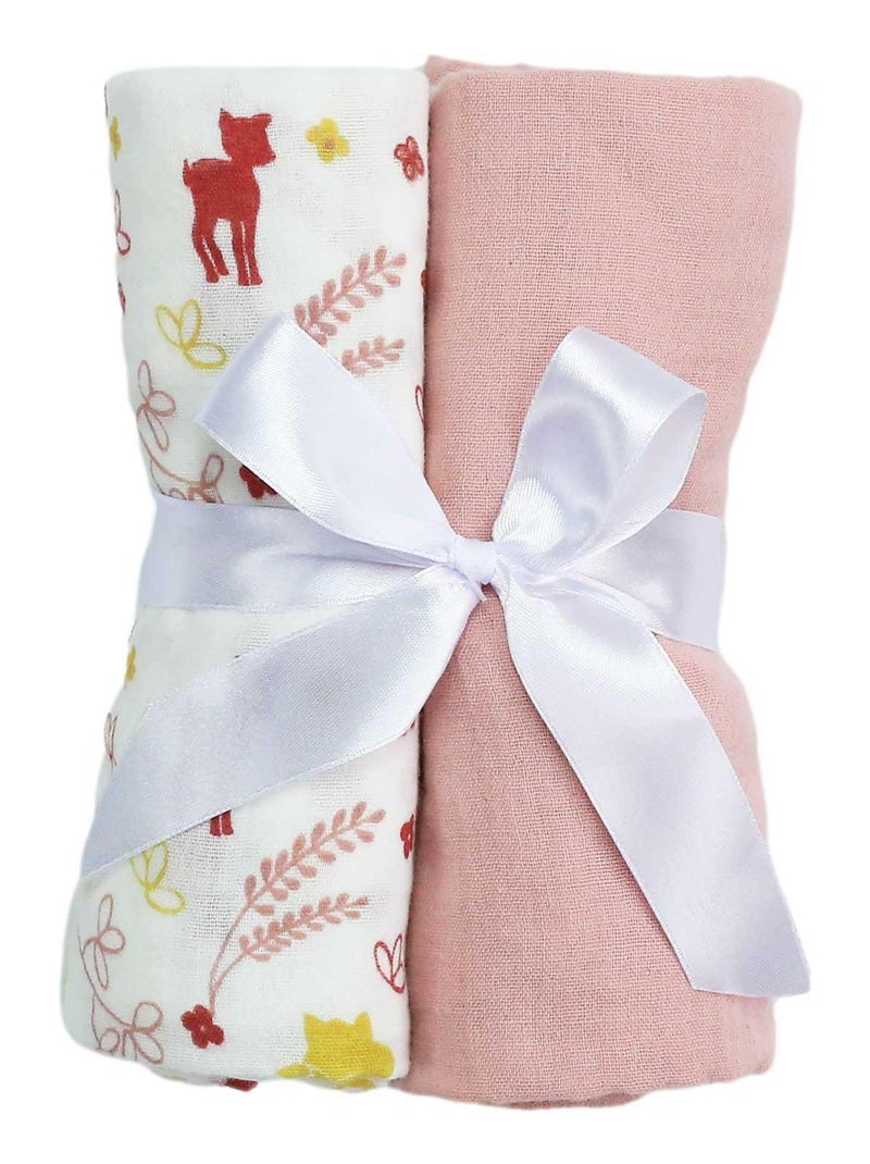 Pack de muselinas Rosa - Kiabi