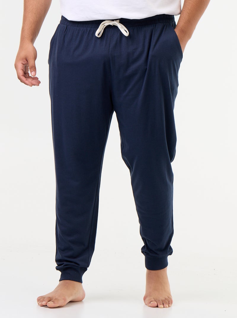Pack de pantalón de pijama de punto Azul - Kiabi