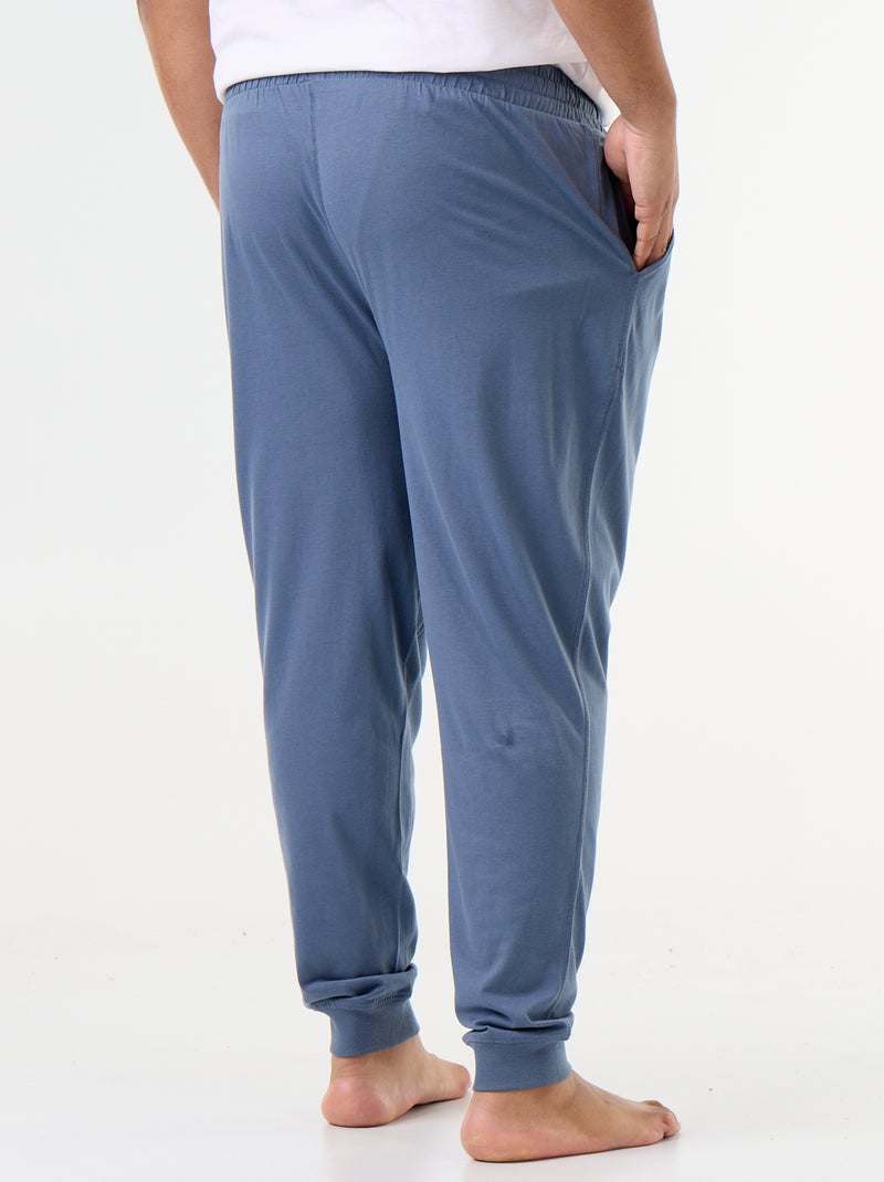 Pack de pantalón de pijama de punto Azul - Kiabi