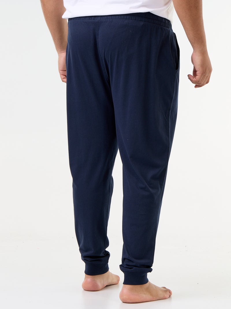 Pack de pantalón de pijama de punto Azul - Kiabi