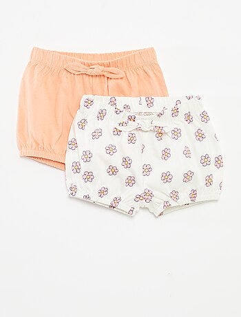 Pack de pantalones cortos con lazos - 2 piezas
