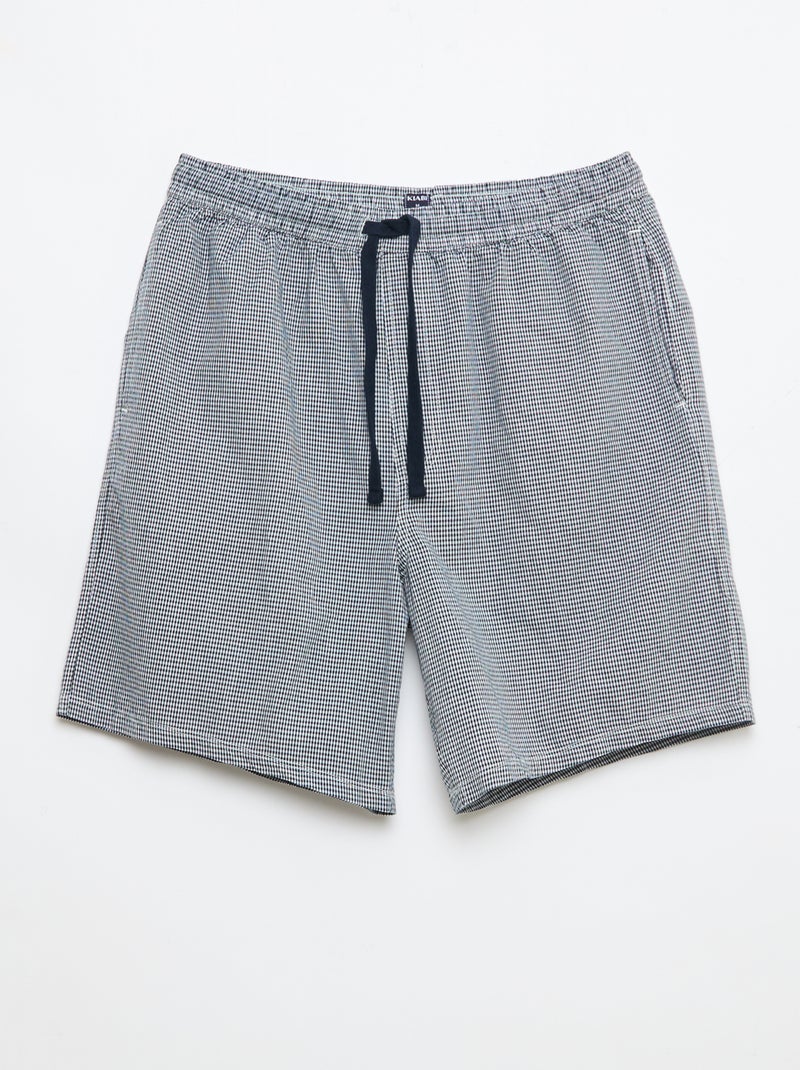 Pack de pantalones cortos de noche con bolsillos - 2 unidades Azul - Kiabi