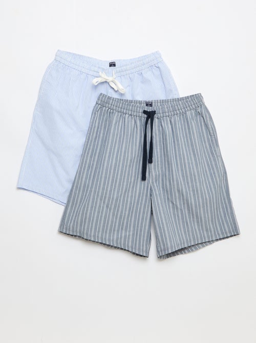 Pack de pantalones cortos de noche con bolsillos - 2 unidades - Kiabi