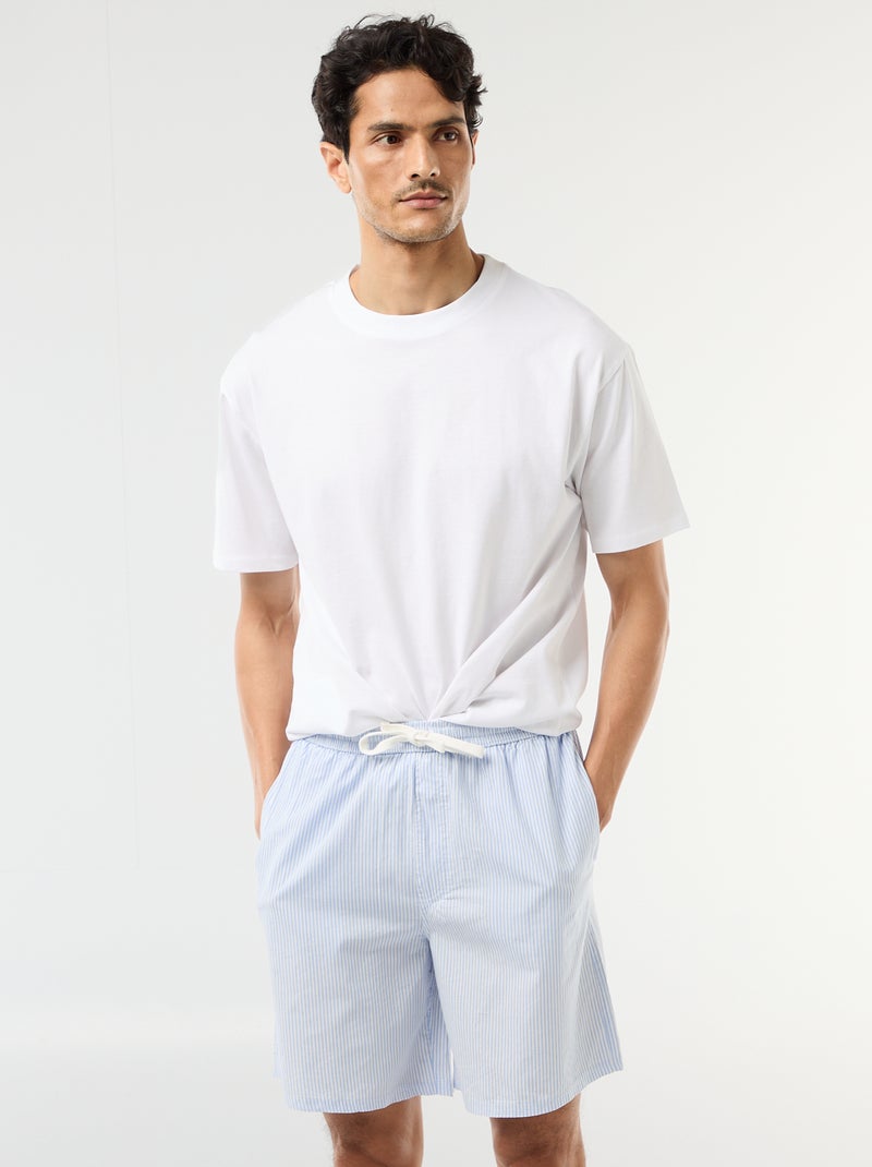 Pack de pantalones cortos de noche con bolsillos - 2 unidades Gris - Kiabi