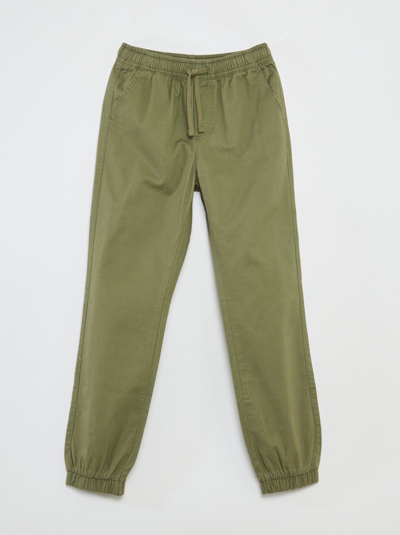 Pack de pantalones de chándal - 2 piezas Kaki - Kiabi