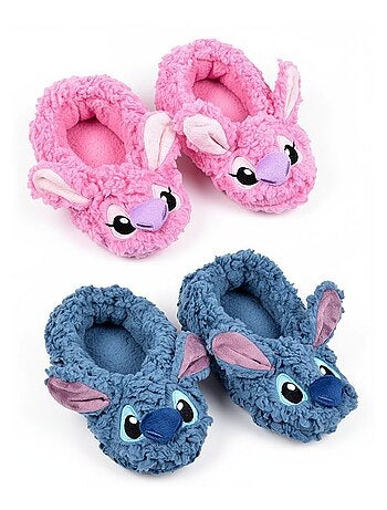 Pack de Pantuflas Antideslizantes Niño LILO & STITCH (Lote de 2)