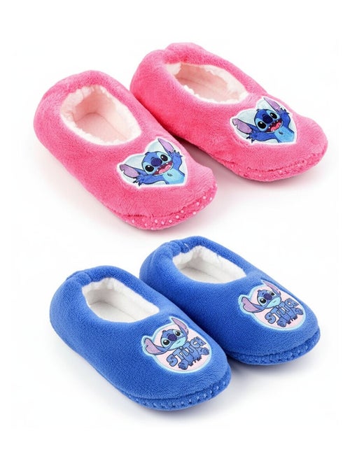 Pack de Pantuflas Antideslizantes Niño LILO & STITCH (Lote de 2) - Kiabi Pack de Pantuflas Antideslizantes Niño LILO & STITCH (Lote de 2) - Kiabi