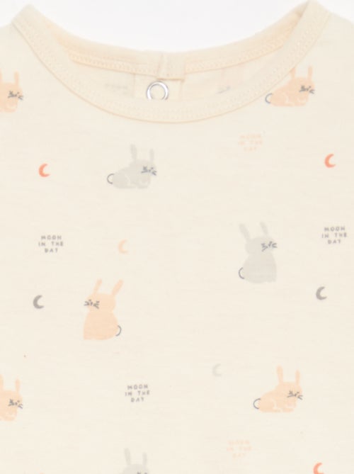 Pack de pijama chill en punto de algodón - Kiabi