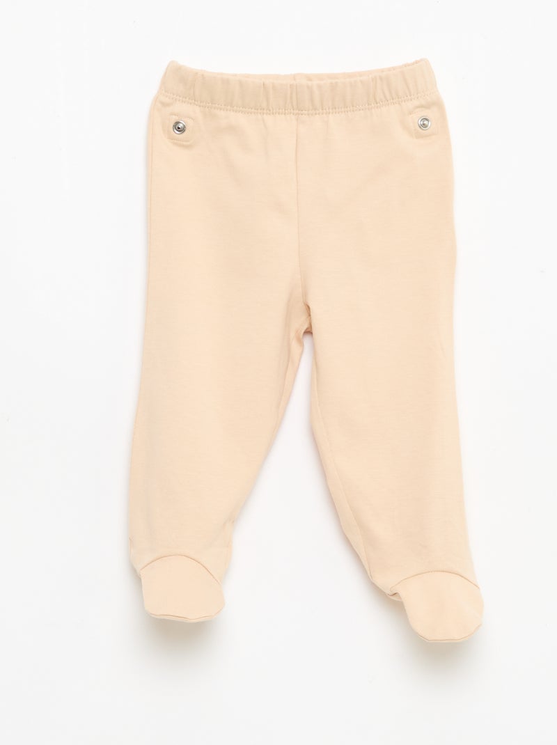 Pack de pijama chill en punto de algodón Blanco - Kiabi