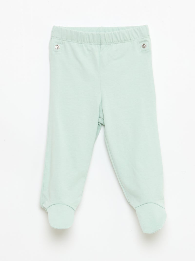 Pack de pijama chill en punto de algodón Blanco - Kiabi