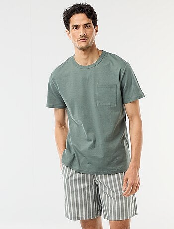 Pack de pijama corto camiseta + pantalón corto - 2 piezas