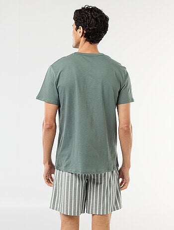 Pack de pijama corto camiseta + pantalón corto - 2 piezas