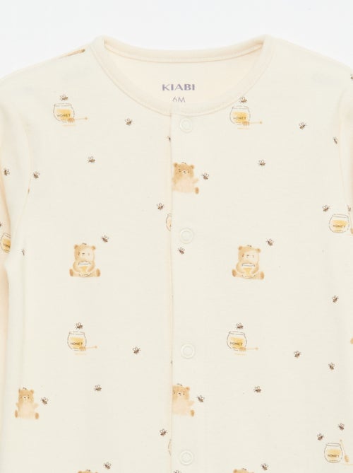 Pack de pijamas peleles con pies - Kiabi Pack de pijamas peleles con pies - Kiabi