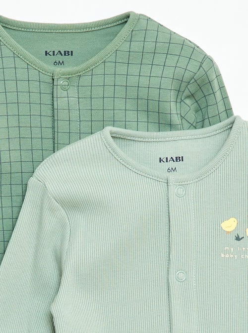 Pack de pijamas peleles con pies - Kiabi
