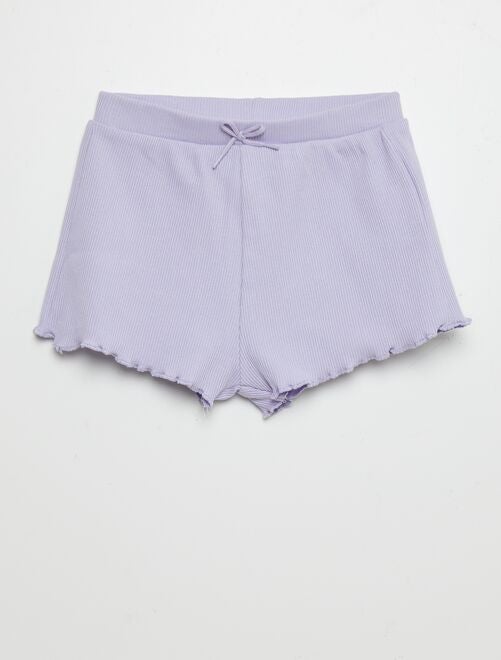 Pack de shorts de canalé - 2 piezas - Kiabi