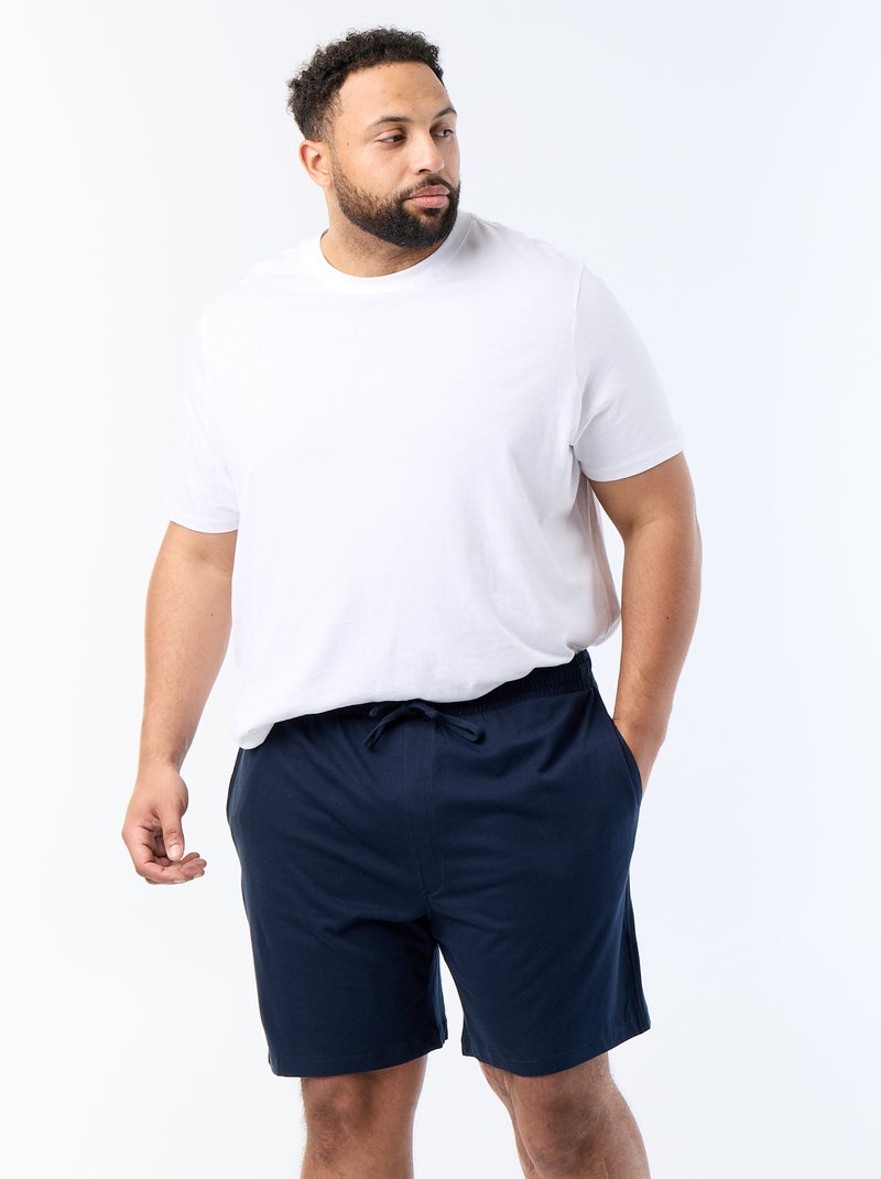 Pack de shorts de noche - 2 piezas Azul - Kiabi