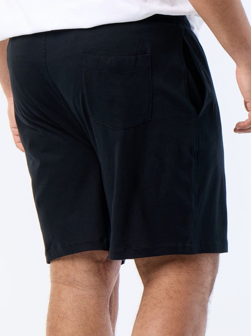 Pack de shorts de noche - 2 piezas Negro - Kiabi