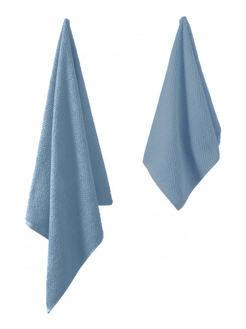 Pack de toalla de baño y toalla de aseo 2 uds 100% algodón OEKO-TEX 600 Guy Levasseur - Kiabi
