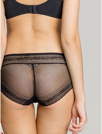 Pack dos bragas de encaje extraplano sin costuras